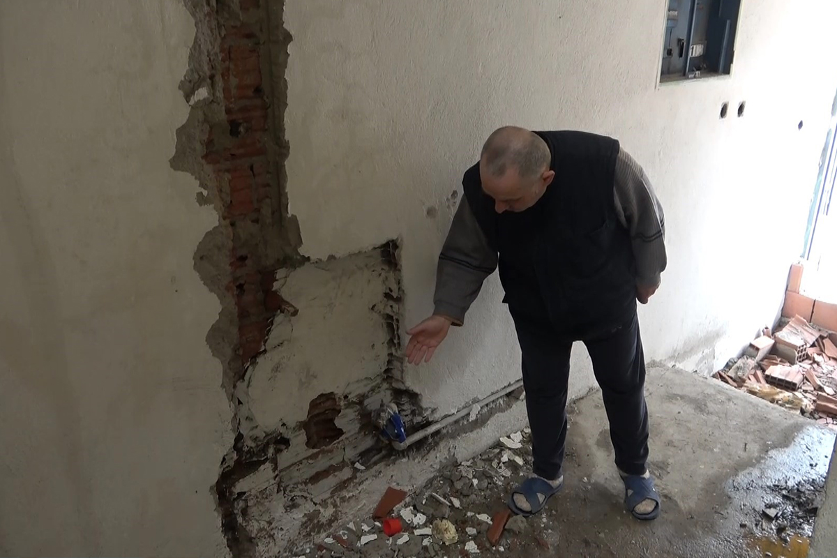 Depremzede aileye açılacak evi madde bağımlıları mesken tuttu