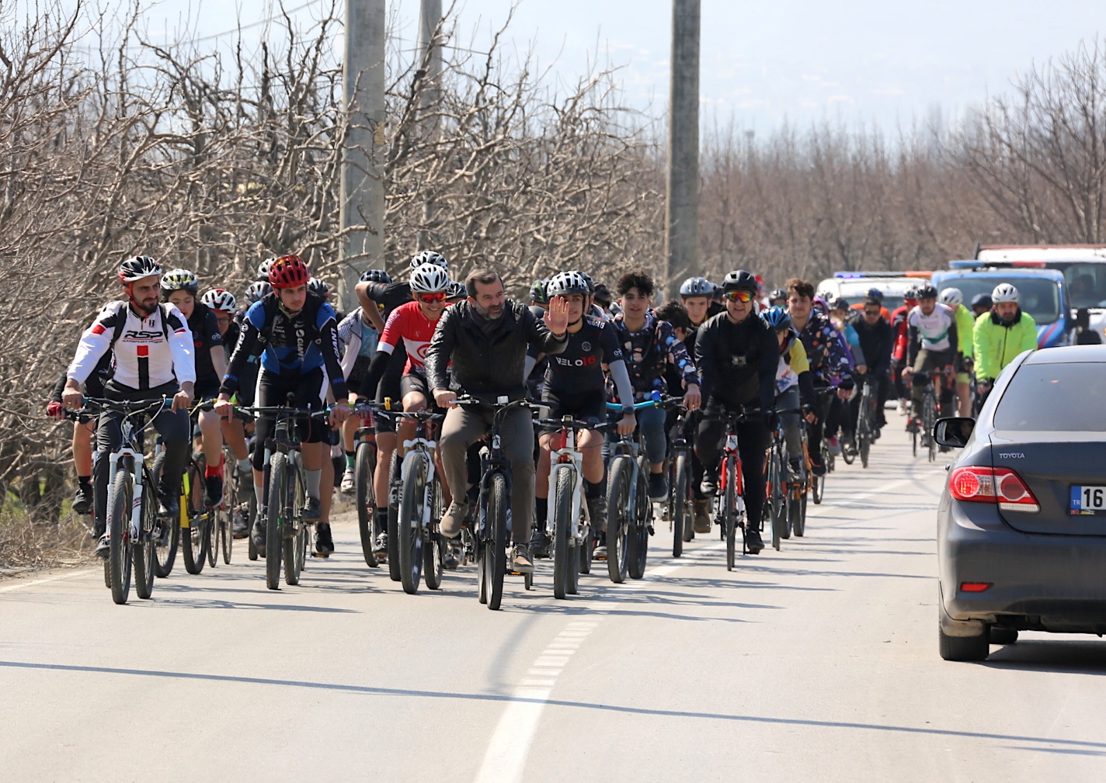 Bisikletçiler, Sağlıklı Yaşam İçin Gürsu'daydı