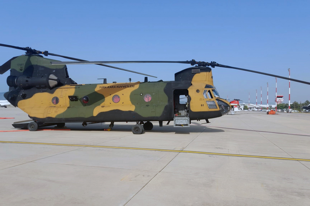 Uçan kule ‘Chinook' göreve başladı